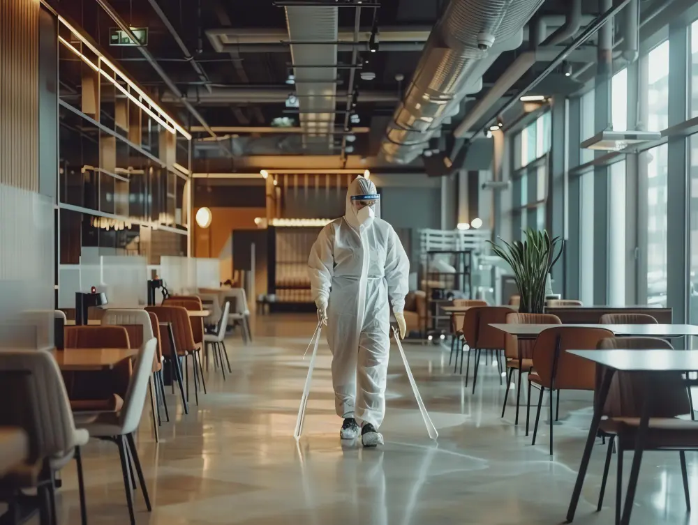 Desinfección ambiental de edificios: ¿En qué consiste y por qué es importante para negocios?